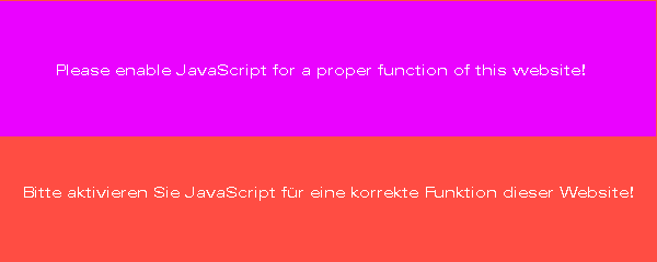 Please enable JavaScript for a proper function of this website
